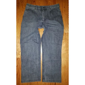 Womens Duluth Trading Co Size 16 Denim Blue Jeans 16x31